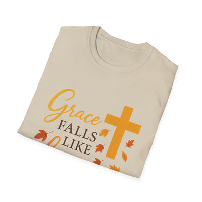 Grace Falls Like Leaves T-Shirt - Soft Unisex Tee