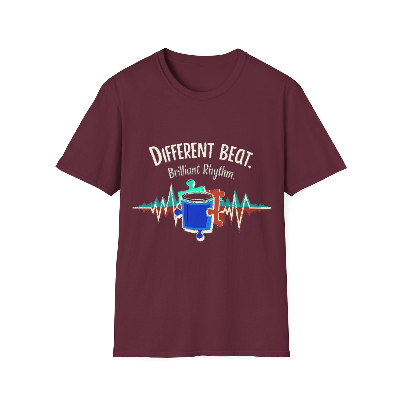 Different Beat, Brilliant Rythm T-Shirt - Soft Unisex Tee
