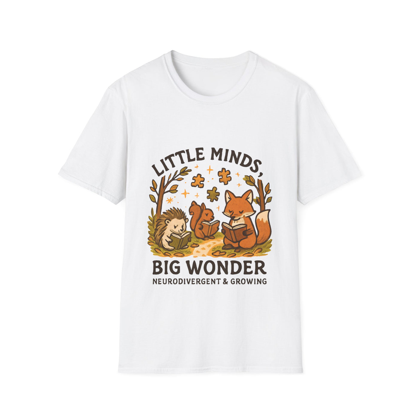 Little Minds, Big Wonders, Neurodivergent T-Shirt - Soft Unisex Tee