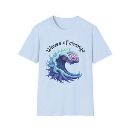 Waves of Change T-Shirt – Mental Health & Personal Growth Graphic Tee