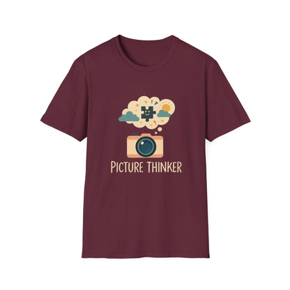Picture Thinker Shirt – Creative Autism Awareness & Puzzle Thinking T-shirt