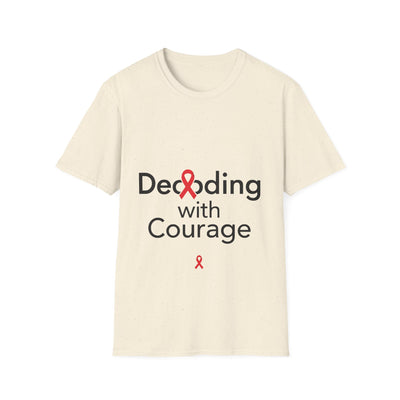 Decoding with Courage Dyslexia Awareness T-Shirt - Soft Unisex Tee