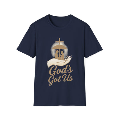 God’s Got Us Christian T-Shirt – Faith Family Protection Cross Shirt