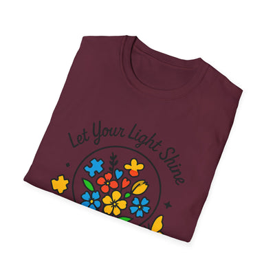 Let Your Light Shine T-Shirt - Soft Unisex Tee