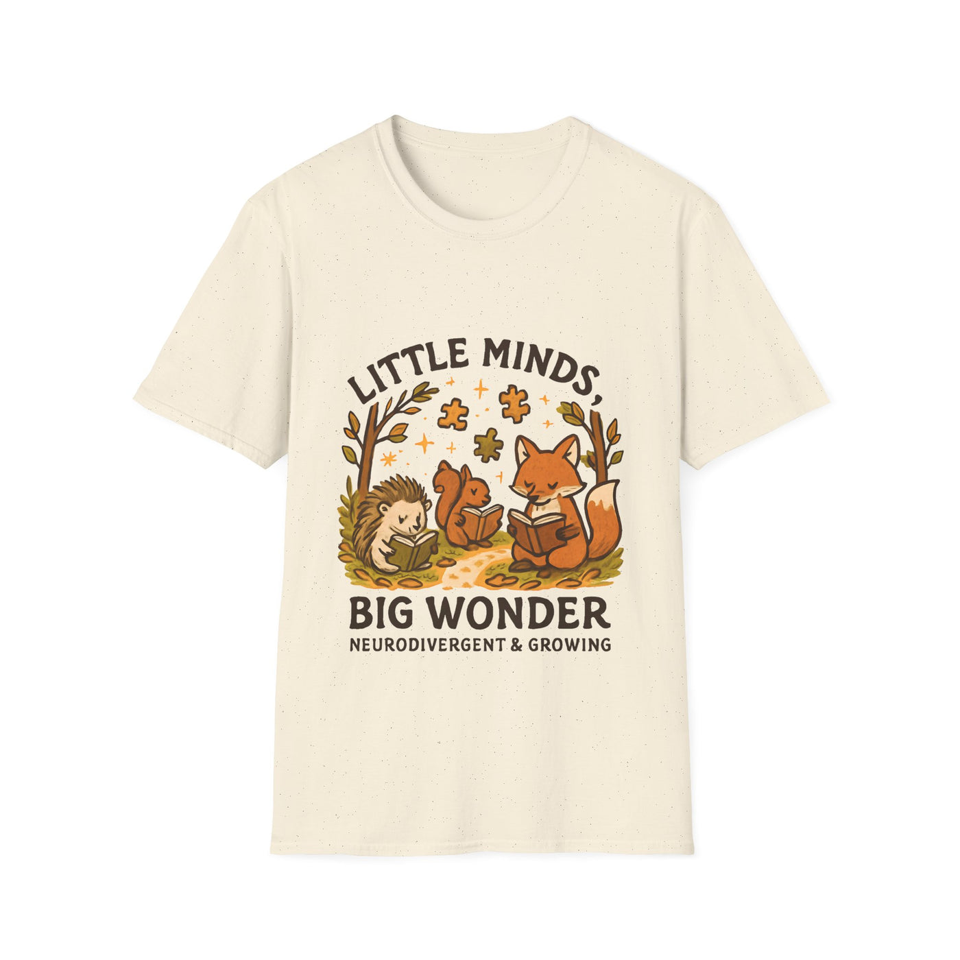 Little Minds, Big Wonders, Neurodivergent T-Shirt - Soft Unisex Tee