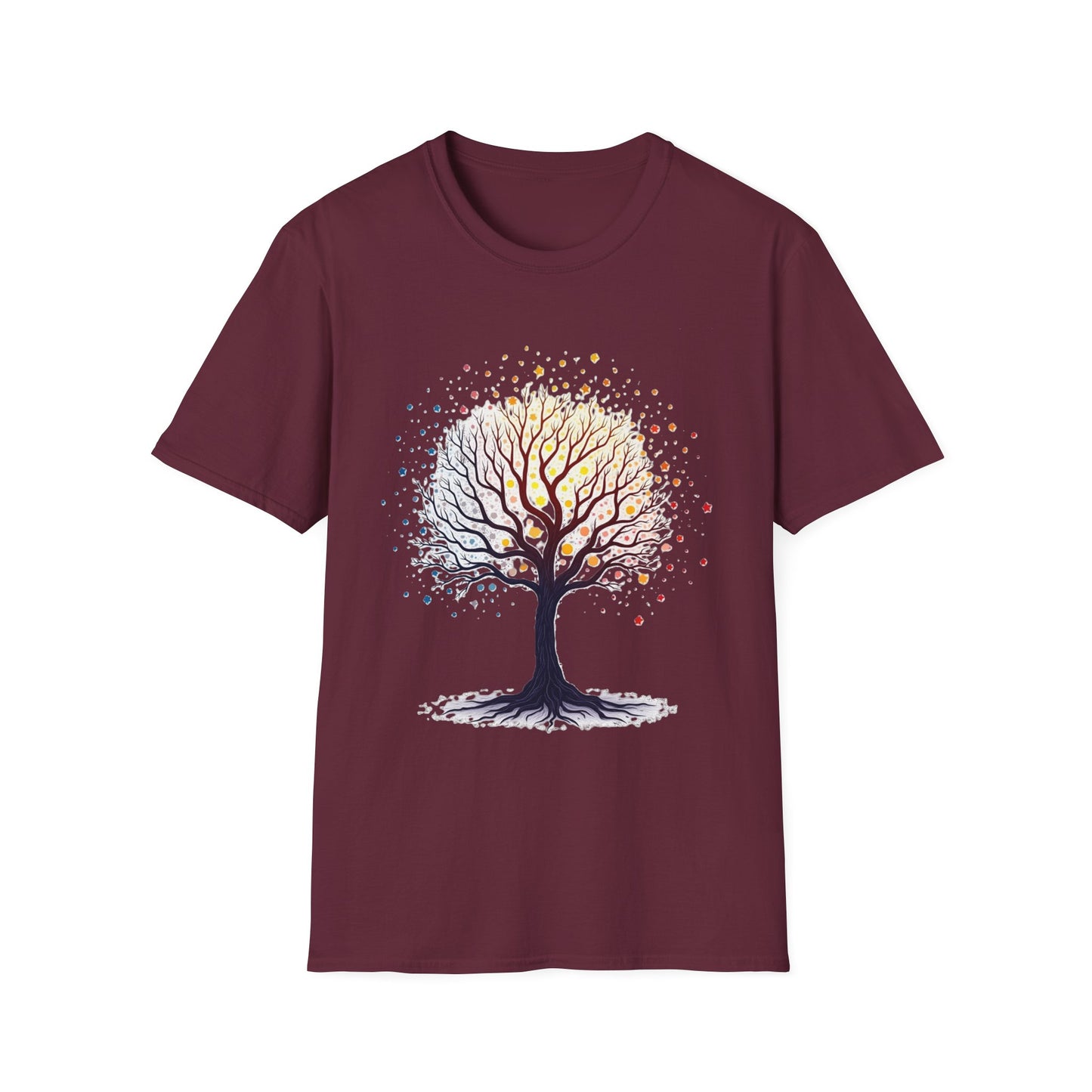 Colorful Tree of Life T-Shirt – Artistic Nature & Growth Graphic Tee