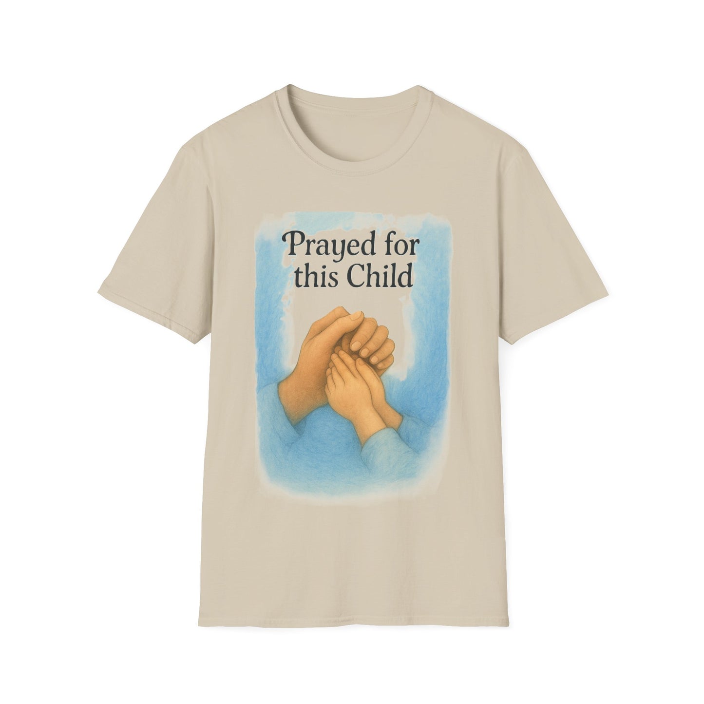 Prayed For This Child T-Shirt | Christian Parenting Faith Tee | New Baby & Adoption Miracle Graphic Shirt