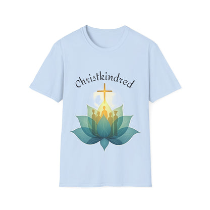 Christkindred T-Shirt – Christian Faith Shirt with Cross & Lotus Design
