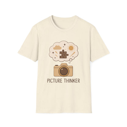 Picture Thinker Shirt – Creative Autism Awareness & Puzzle Thinking T-shirt