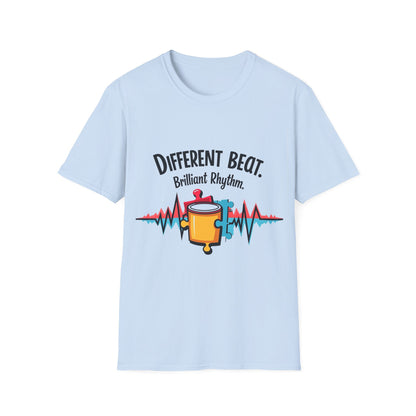 Different Beat, Brilliant Rhythm Shirt – Puzzle Piece Design for Unique Music Lovers
