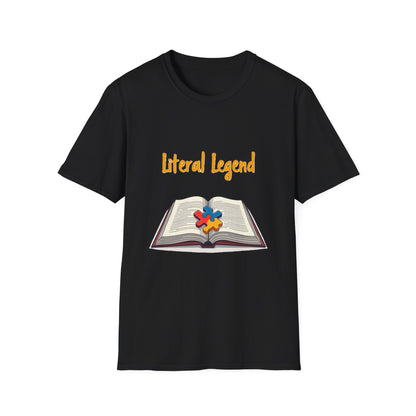 Literal Legend Shirt – Puzzle Piece Design for Autism Advocacy and Pride