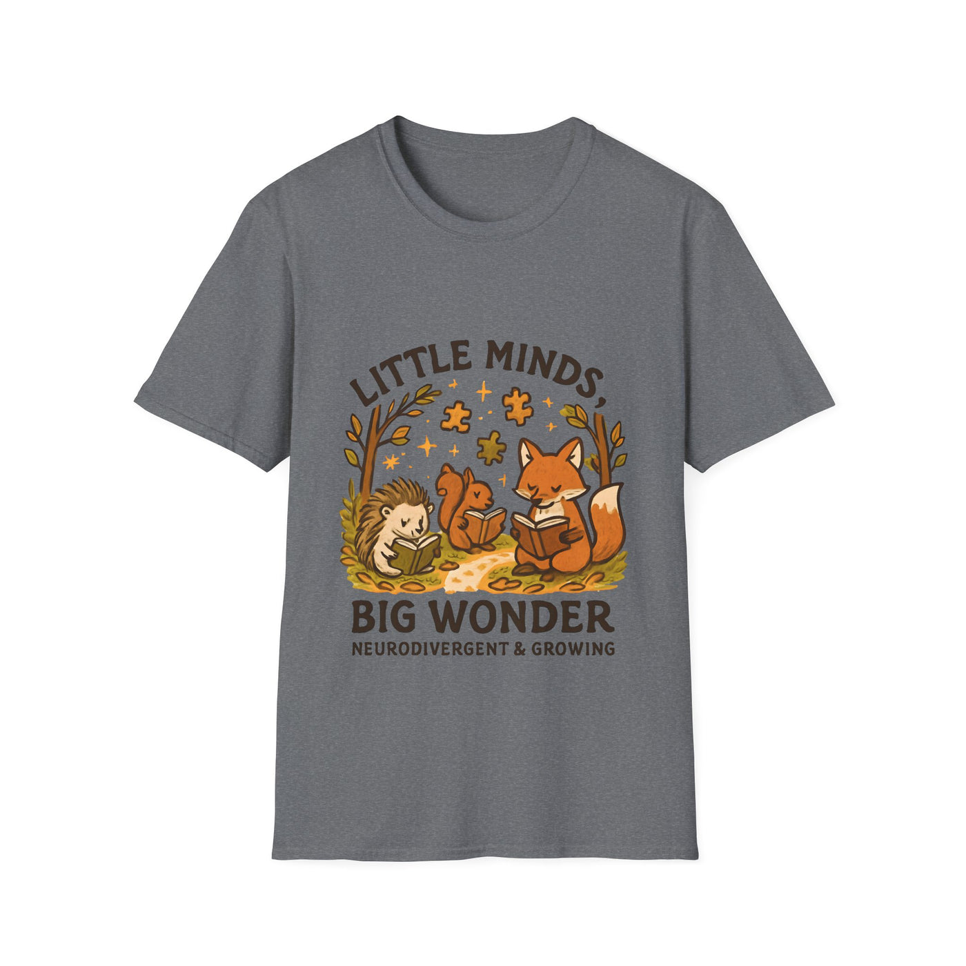 Little Minds, Big Wonders, Neurodivergent T-Shirt - Soft Unisex Tee