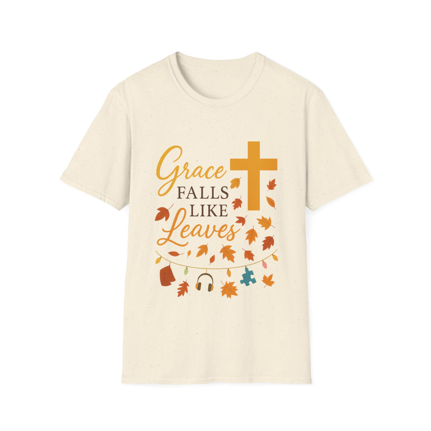 Grace Falls Like Leaves T-Shirt - Soft Unisex Tee