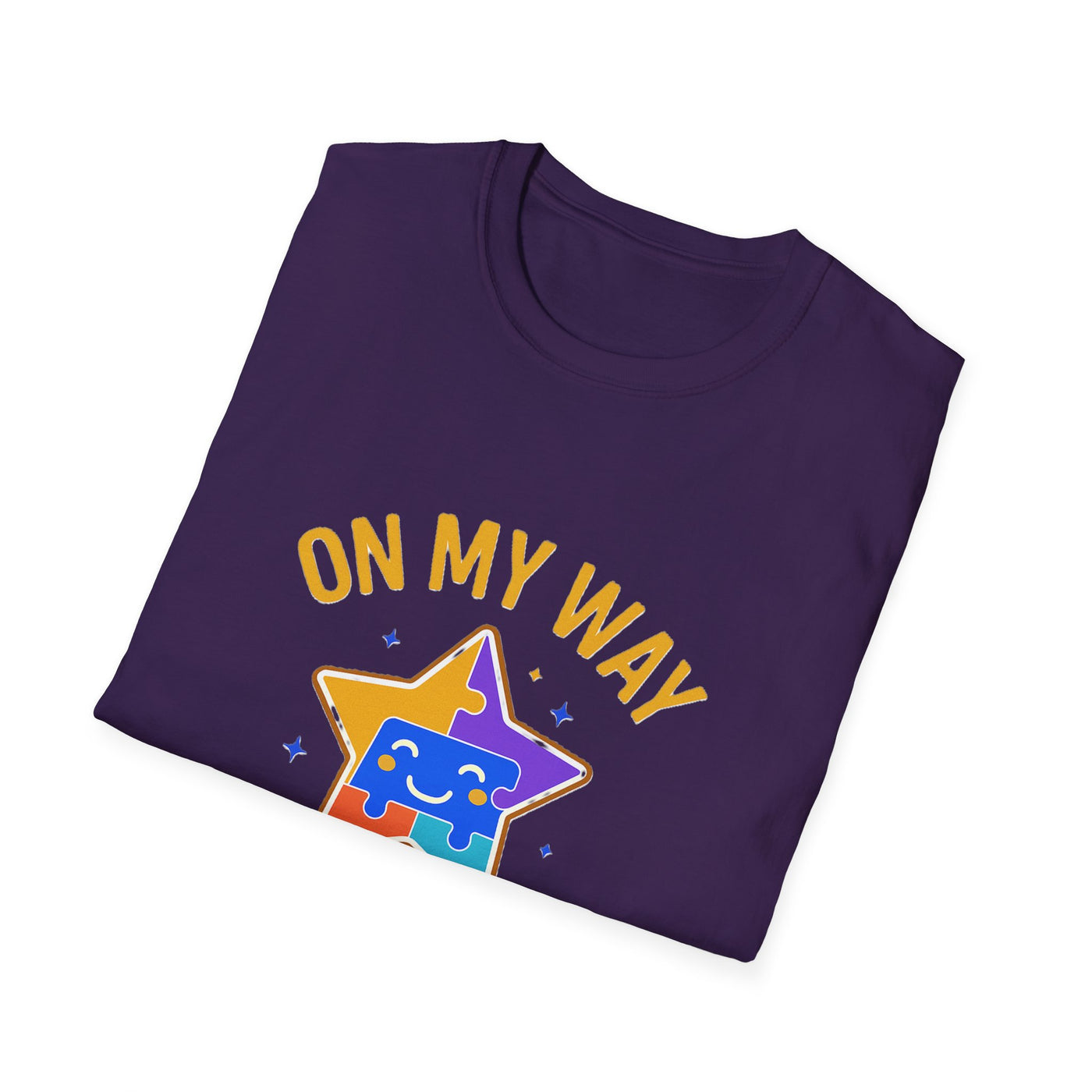 On My Way To Shine Bright Autism T-Shirt - Soft Unisex Tee
