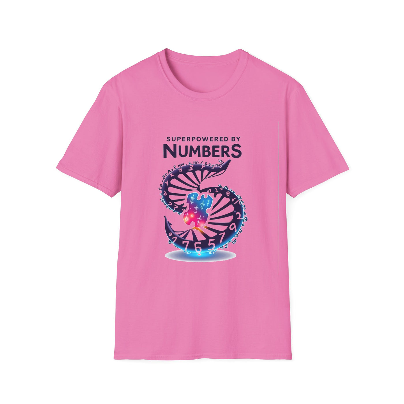 Superpowered By Numbers T-Shirt - Soft Unisex Tee
