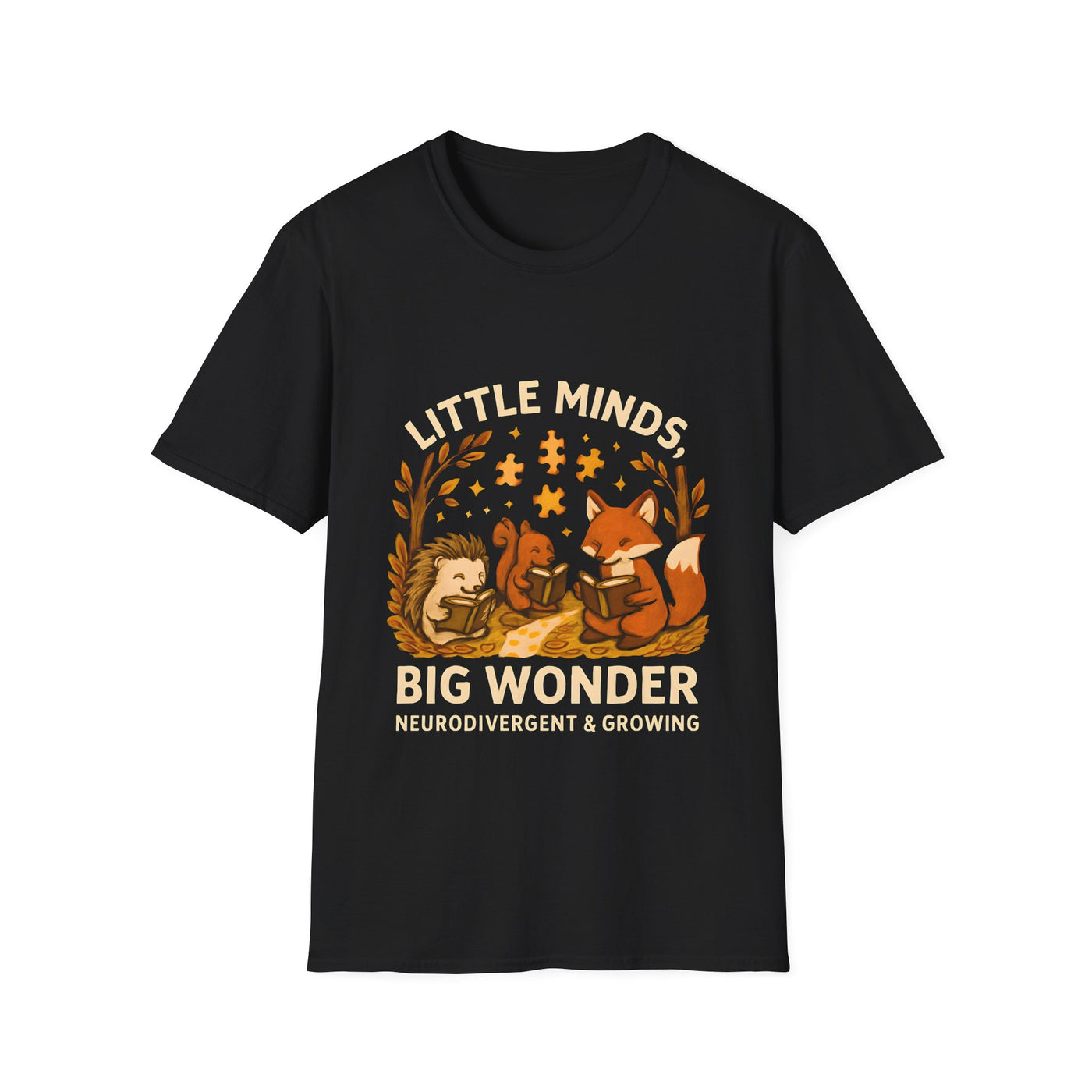 Little Minds, Big Wonders, Neurodivergent T-Shirt - Soft Unisex Tee
