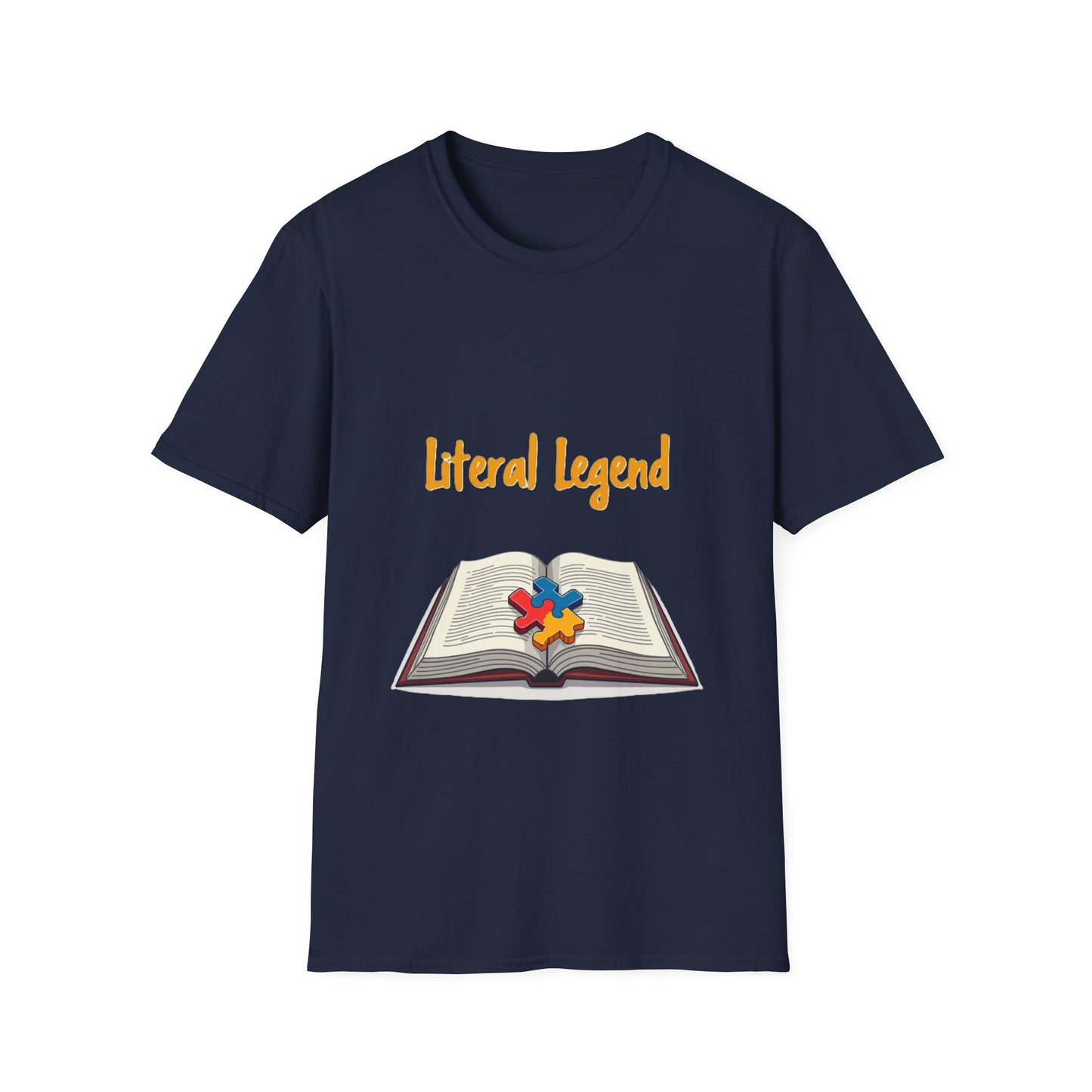 Literal Legend Shirt – Puzzle Piece Design for Autism Advocacy and Pride