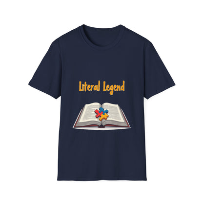 Literal Legend Shirt – Puzzle Piece Design for Autism Advocacy and Pride