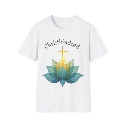 Christkindred T-Shirt – Christian Faith Shirt with Cross & Lotus Design