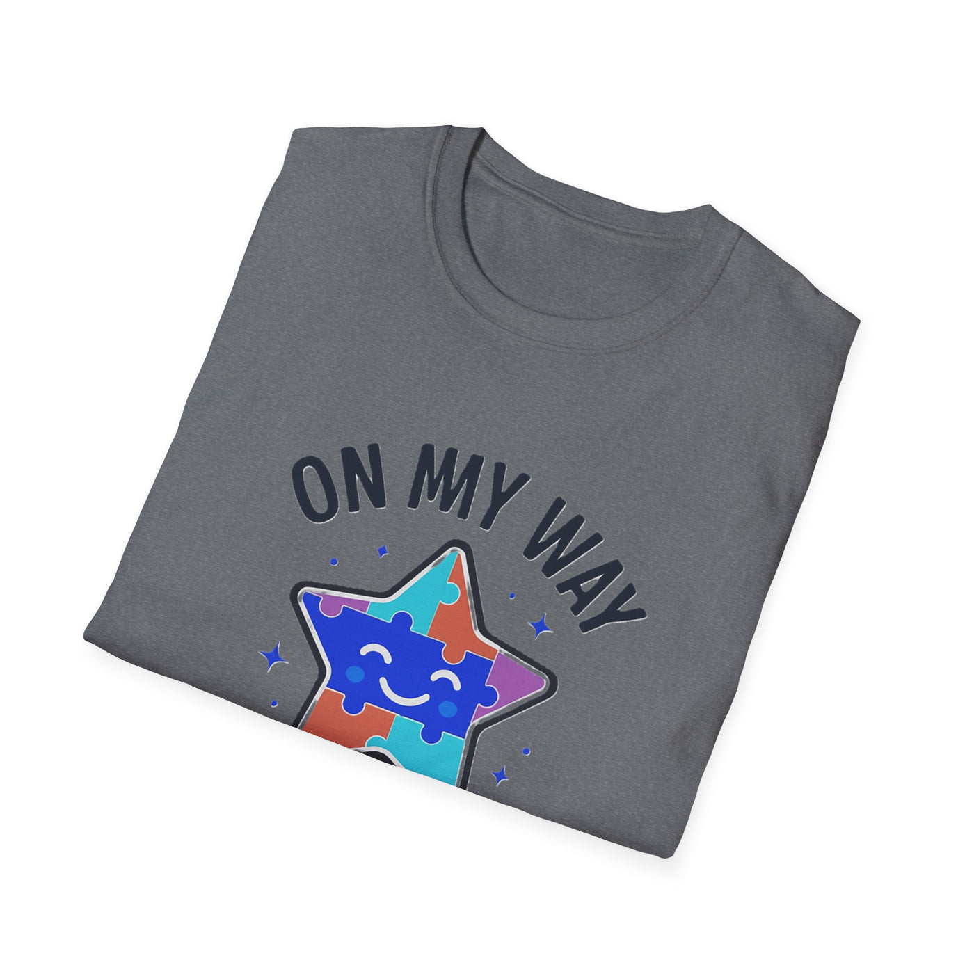 On My Way To Shine Bright Autism T-Shirt - Soft Unisex Tee