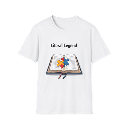 Literal Legend Shirt – Puzzle Piece Design for Autism Advocacy and Pride