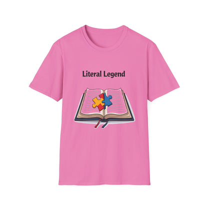 Literal Legend Shirt – Puzzle Piece Design for Autism Advocacy and Pride