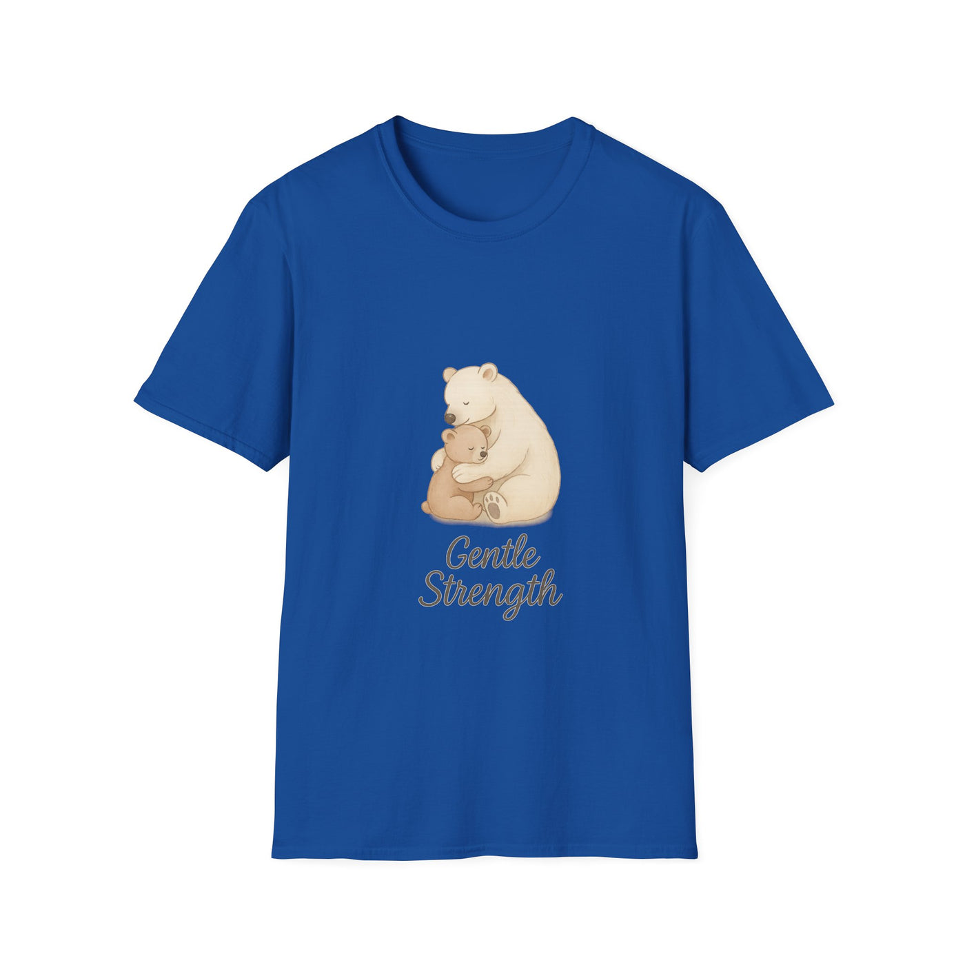 Gentle Strength Bear T-Shirt - Soft Unisex Tee, Comfort Wear
