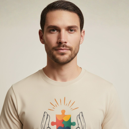 Autism Acceptance Hands of Hope T-Shirt – Neurodiversity Support & Inclusion Tee