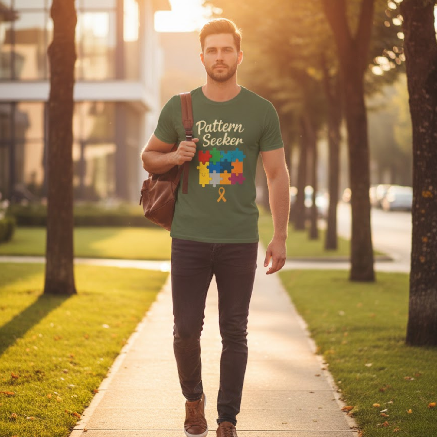 Pattern Seeker Autism Awareness T-Shirt – Neurodiversity Puzzle Piece Tee