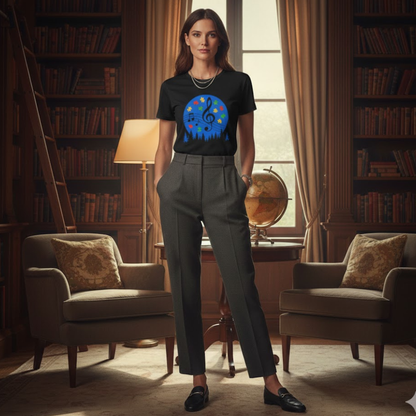 Autism Awareness Music T-Shirt – Puzzle Pieces & Musical Notes Tee