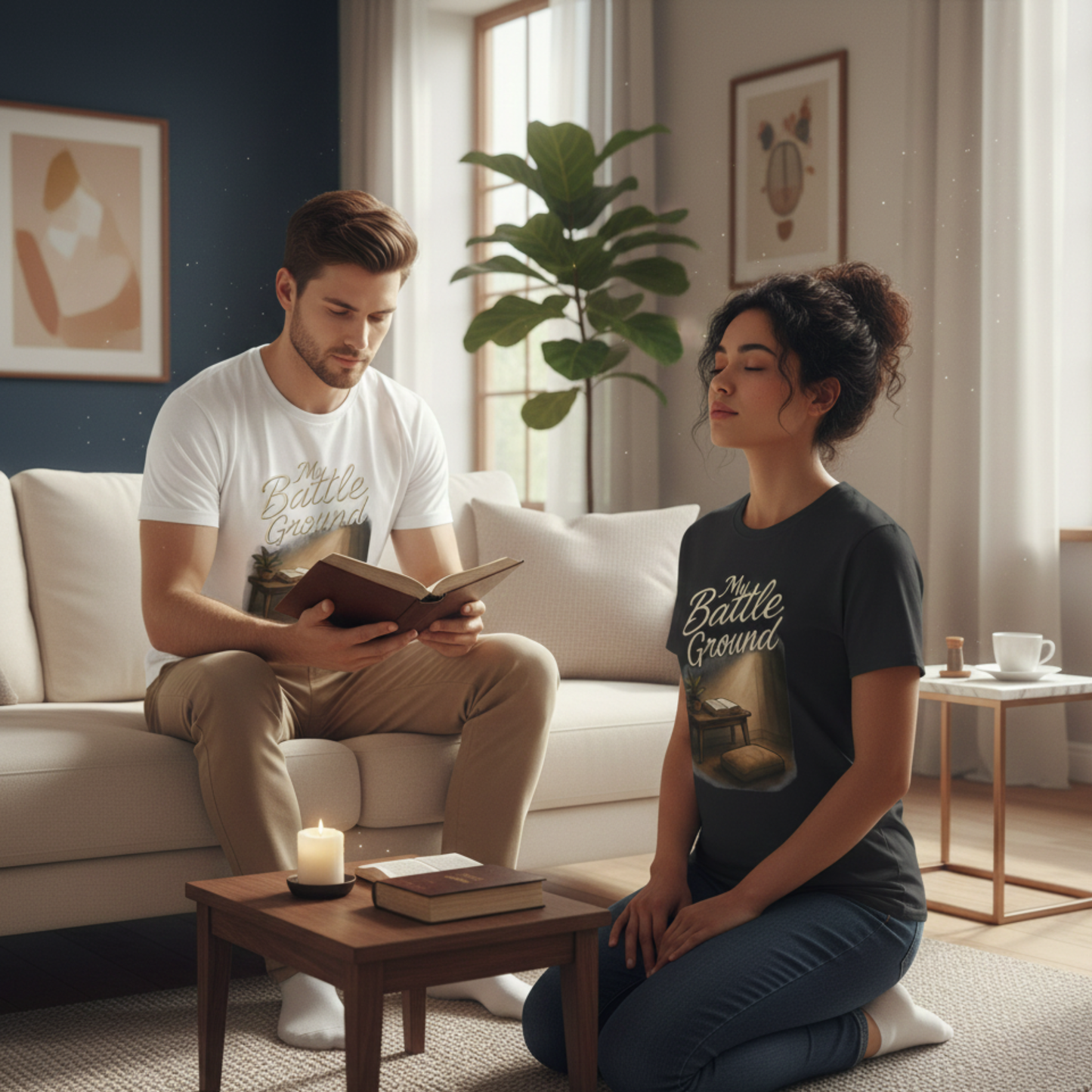 My Battle Ground Shirt – Inspirational Design for Strength and Faith