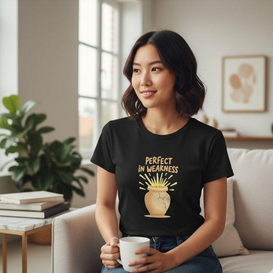 Perfect in Weakness Shirt – Inspirational T-shirt Embracing Strength Through Imperfection  Alternative Title Options