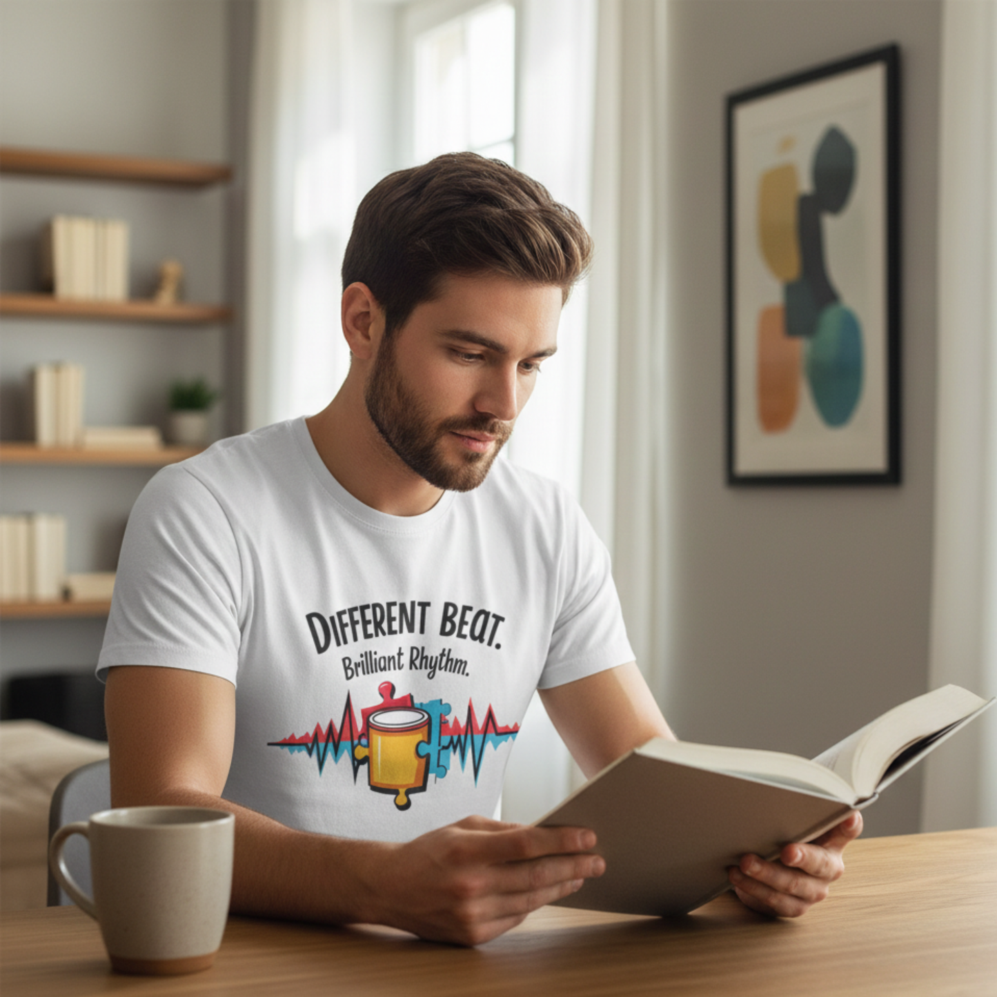 Different Beat, Brilliant Rhythm Shirt – Puzzle Piece Design for Unique Music Lovers