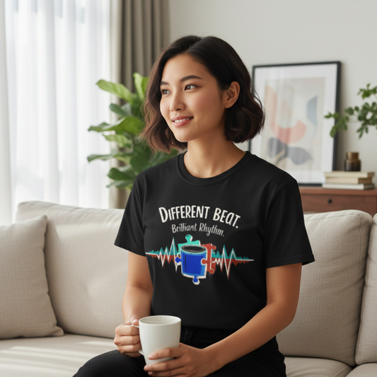 Different Beat, Brilliant Rhythm Shirt – Puzzle Piece Design for Unique Music Lovers