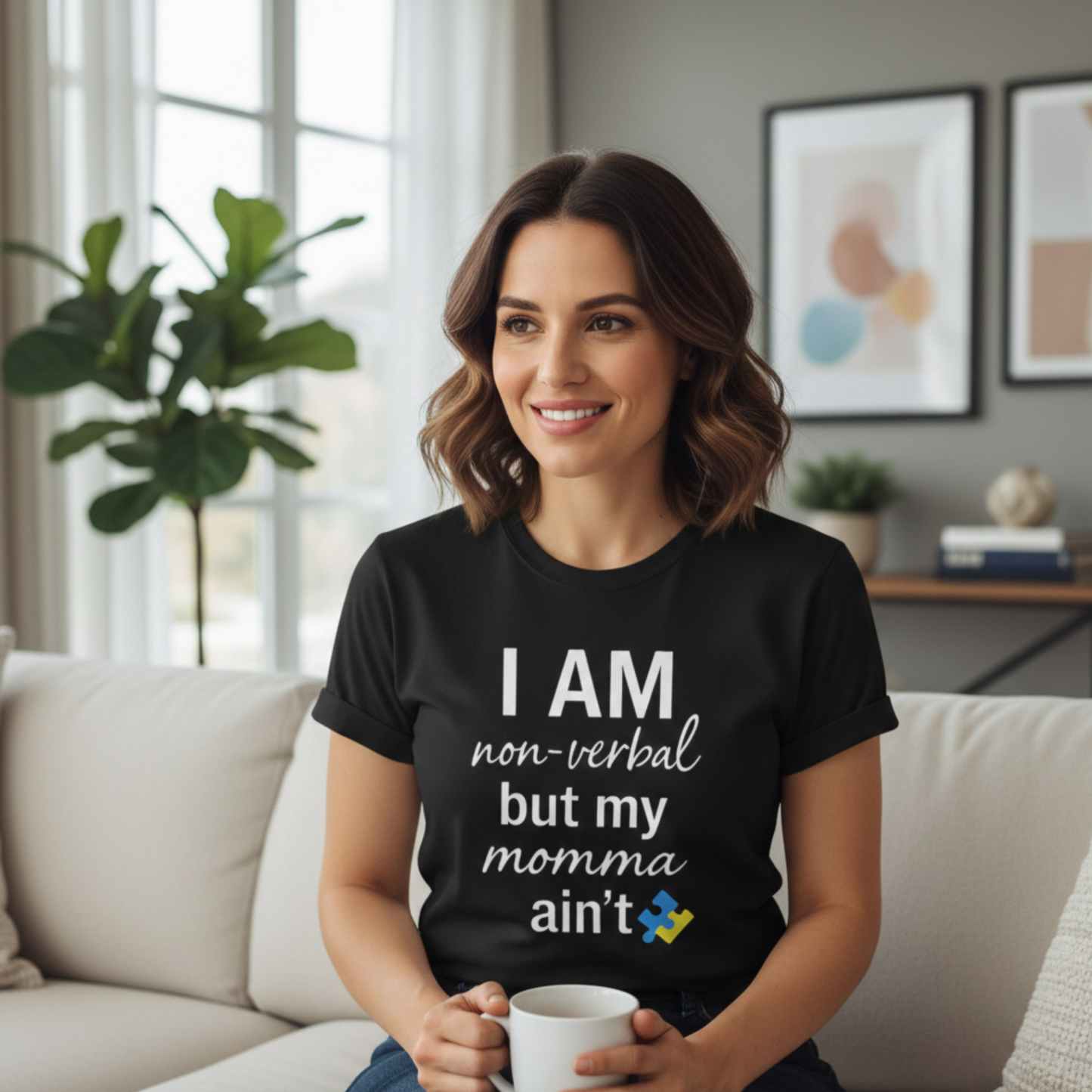 I Am Non-Verbal But My Momma Ain't Shirt – Proud Advocacy Apparel for Families of Non-Verbal Individuals