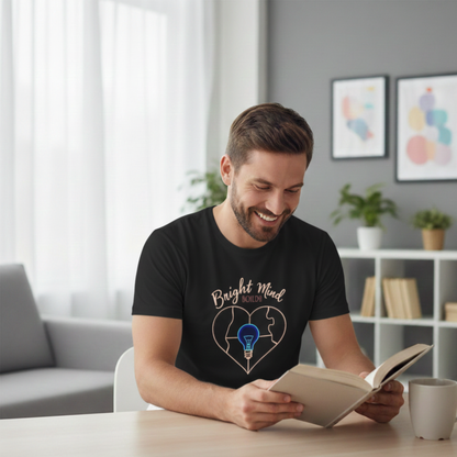 Bright Mind, Bold Heart Shirt – Autism Awareness & Empowerment T-Shirt | Puzzle & Lightbulb Design