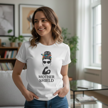 Mother Shield Shirt – Empowering Autism Moms with a Strong, Bold Design