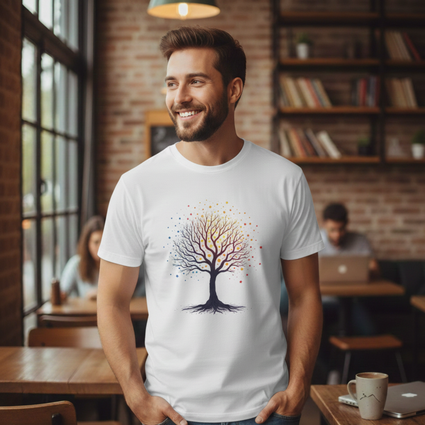 Colorful Tree of Life T-Shirt – Artistic Nature & Growth Graphic Tee