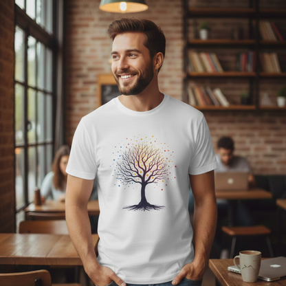 Colorful Tree of Life T-Shirt – Artistic Nature & Growth Graphic Tee
