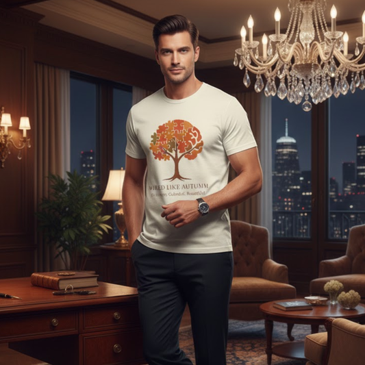 Wired Like Autumn Autism Awareness T-Shirt – Neurodiversity Acceptance Tee
