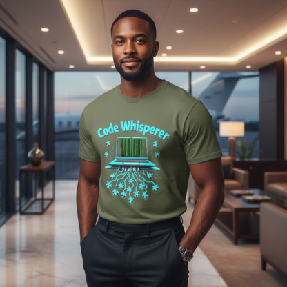 Code Whisperer Autism Pride T-Shirt – Neurodivergent Programmer Puzzle Piece Shirt