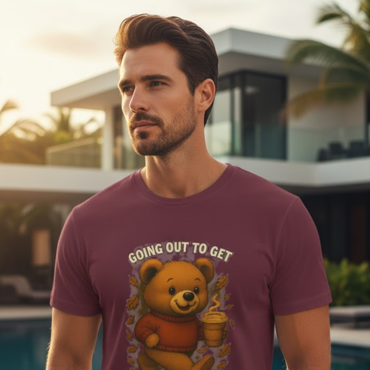 Going Out to Get My Act Together Shirt – Funny Cozy Bear Fall Graphic T-Shirt